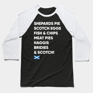 Highland Games Foods Baseball T-Shirt